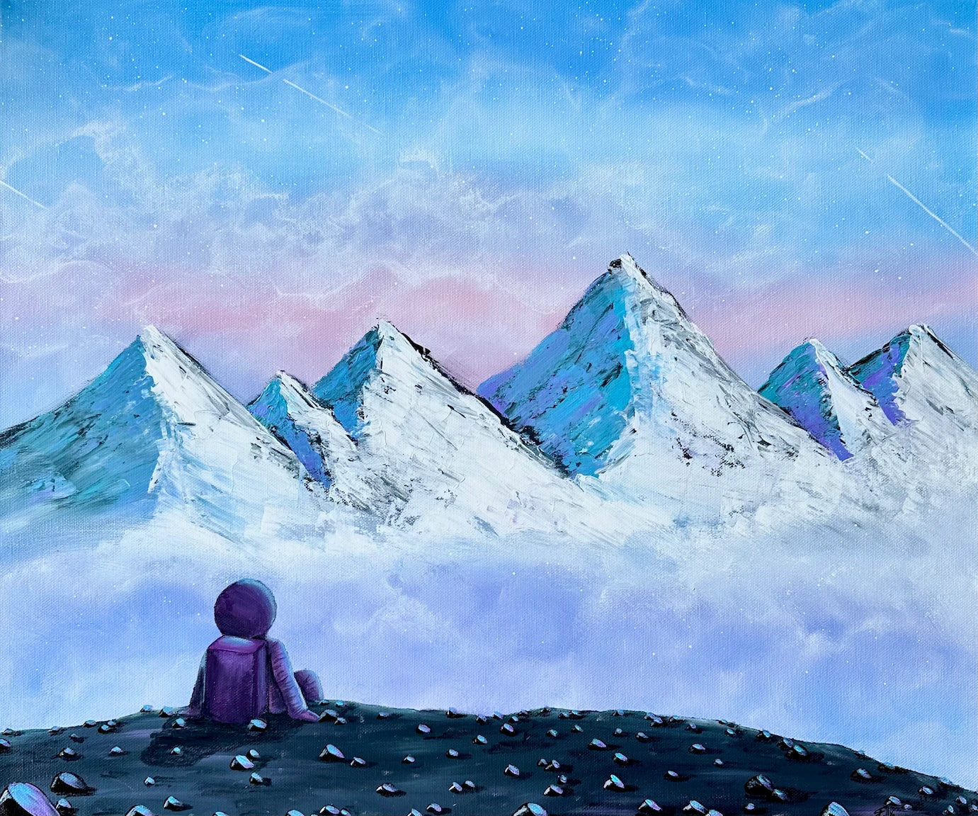 Montagnes à l’horizon