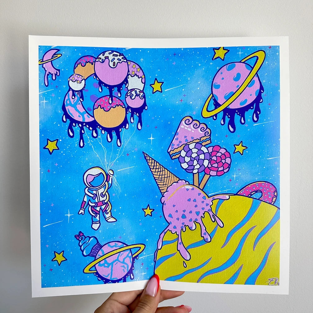 Impression Fine Art de l’œuvre originale « Voyage sucré »